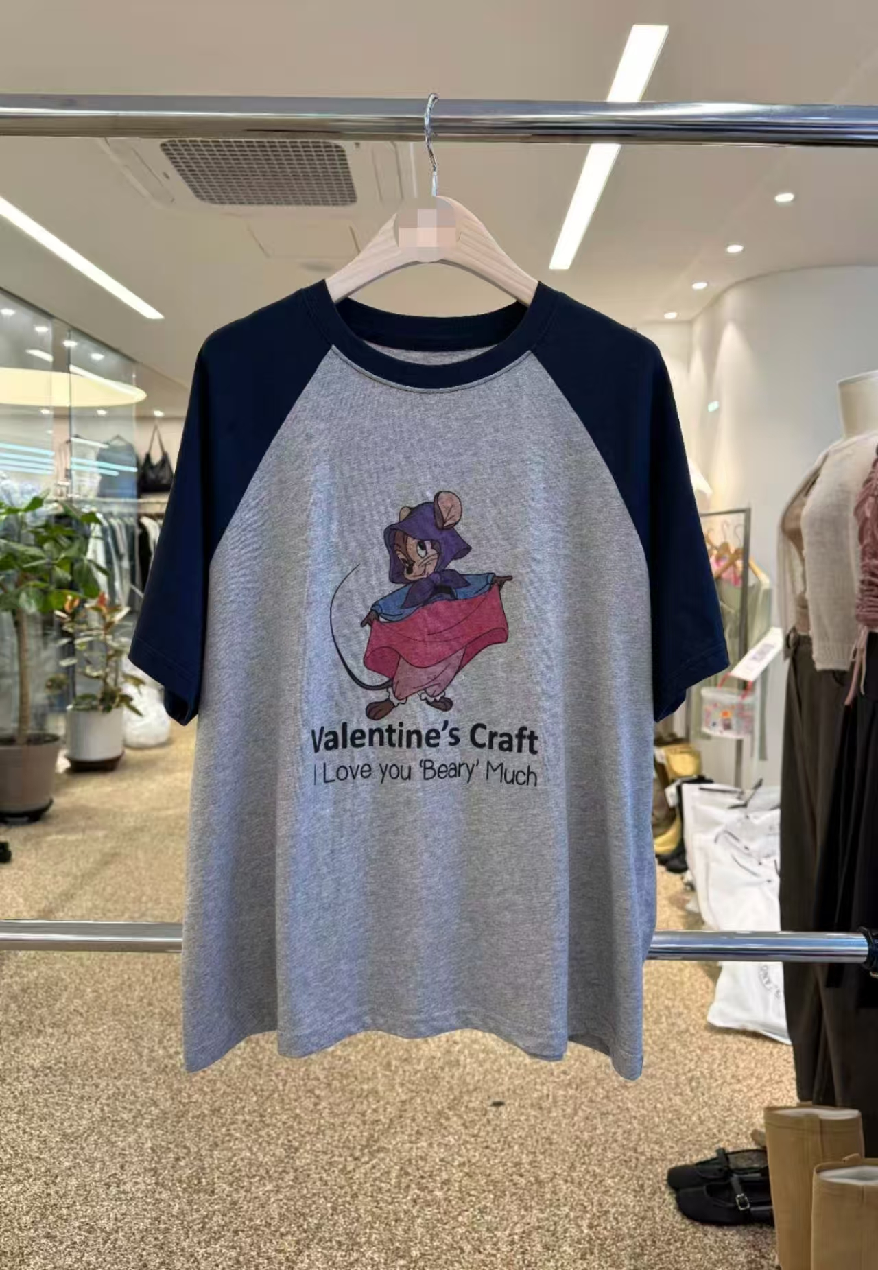 【奈野喜】韩国正品代购/跳舞小老鼠卡通短袖T【NO退NO换】