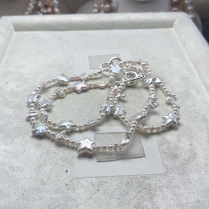 淡水珍珠未镶嵌项链【纯恬】