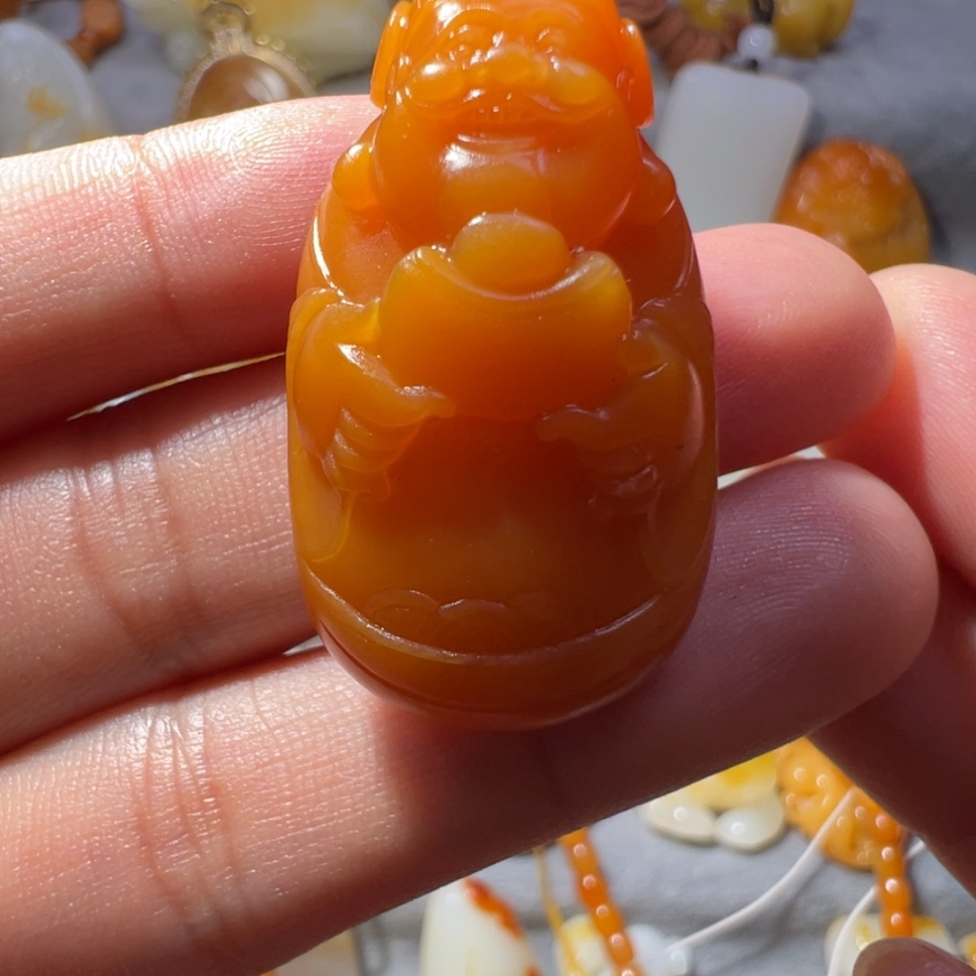 李***闻和田玉未镶嵌吊坠(不含链)