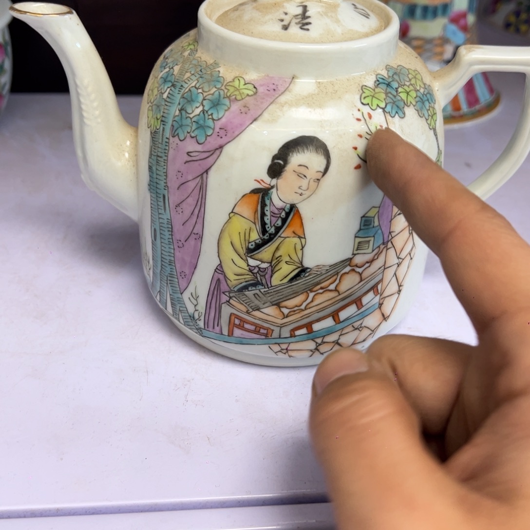 瓷片瓷器摆件、茶室雅器