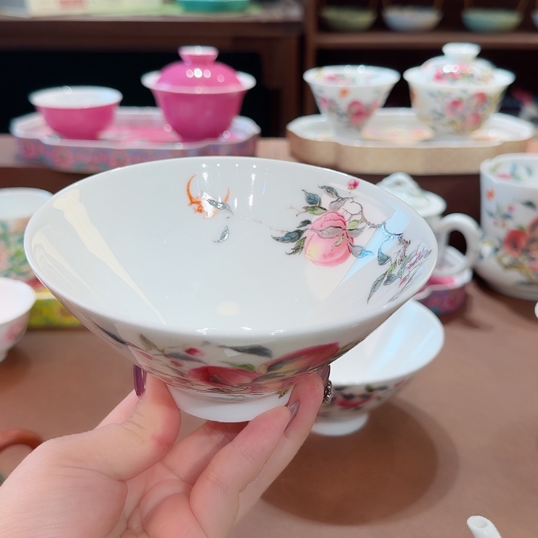 珐琅彩主人杯茶具套装