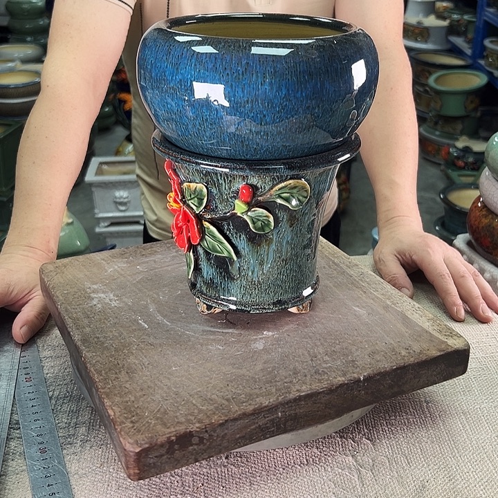 瑞***易泳坤堂石湾花盆陶瓷