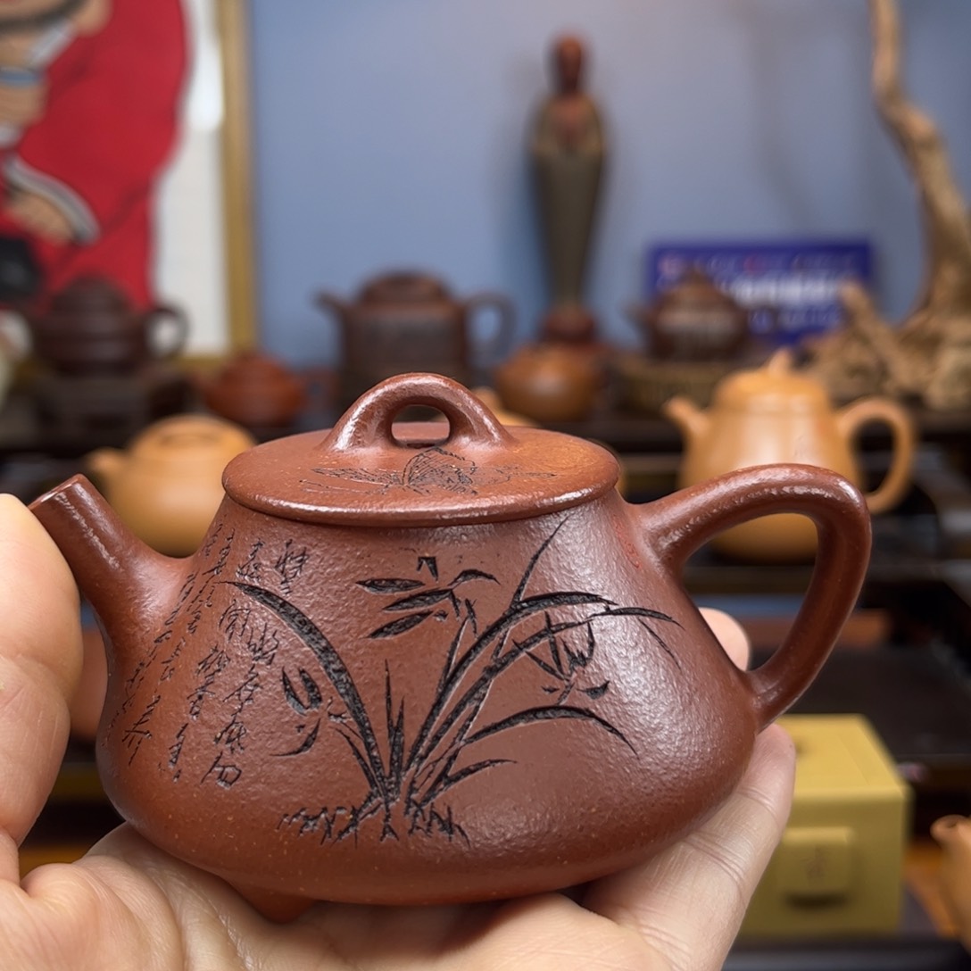 紫砂茶具半手工制作