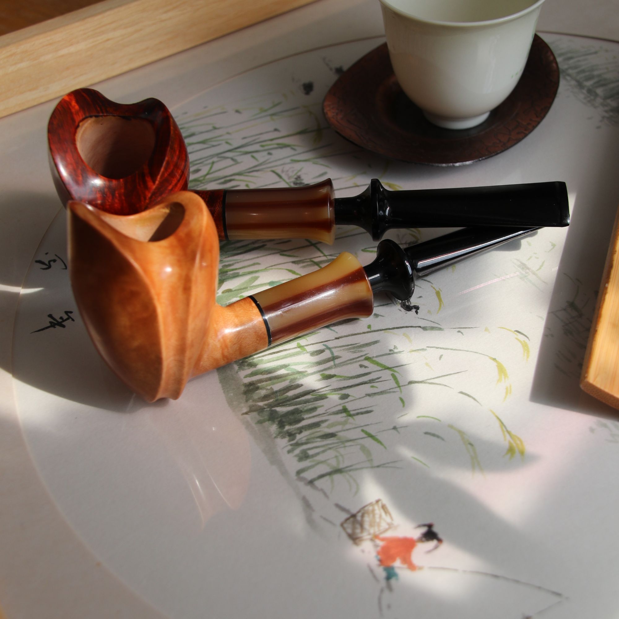 石楠木手工烟斗 盾牌斗型 3MM军插 意大利石楠木 新手入门推荐