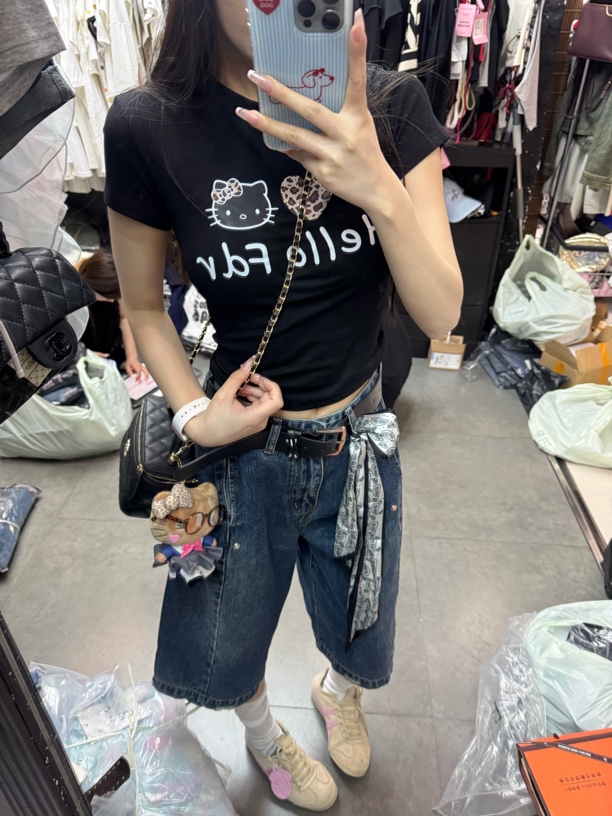 直筒牛仔裤时尚休闲