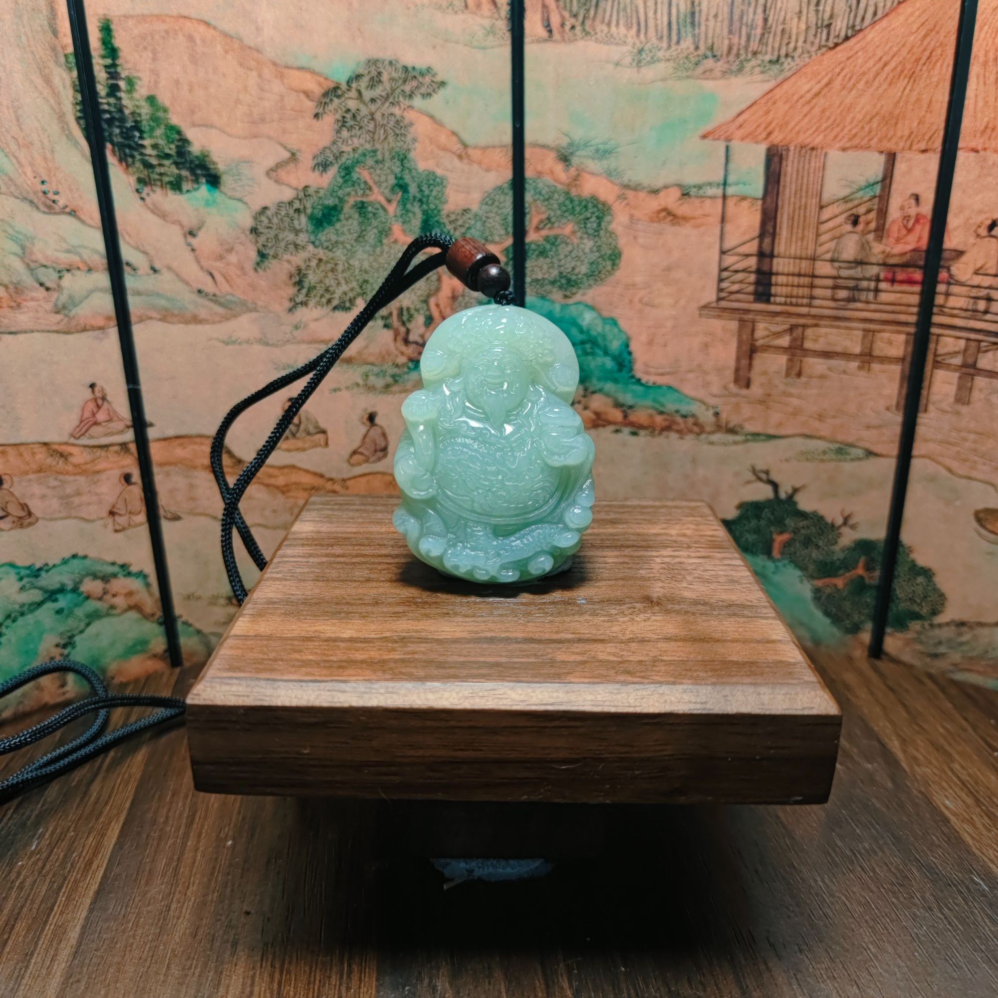 F和田玉财神吊坠1395
