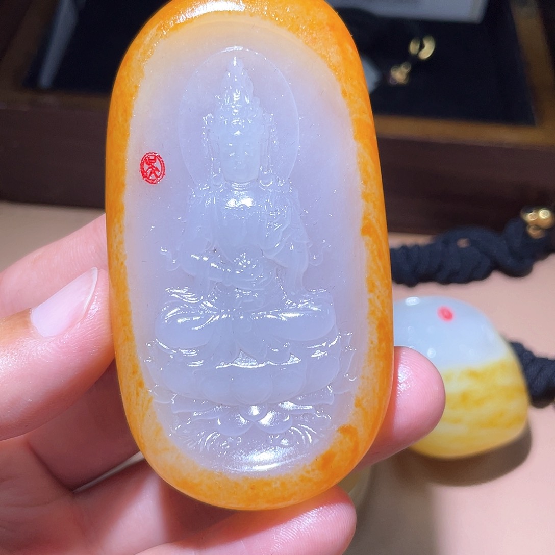 和田玉未镶嵌颈饰A7