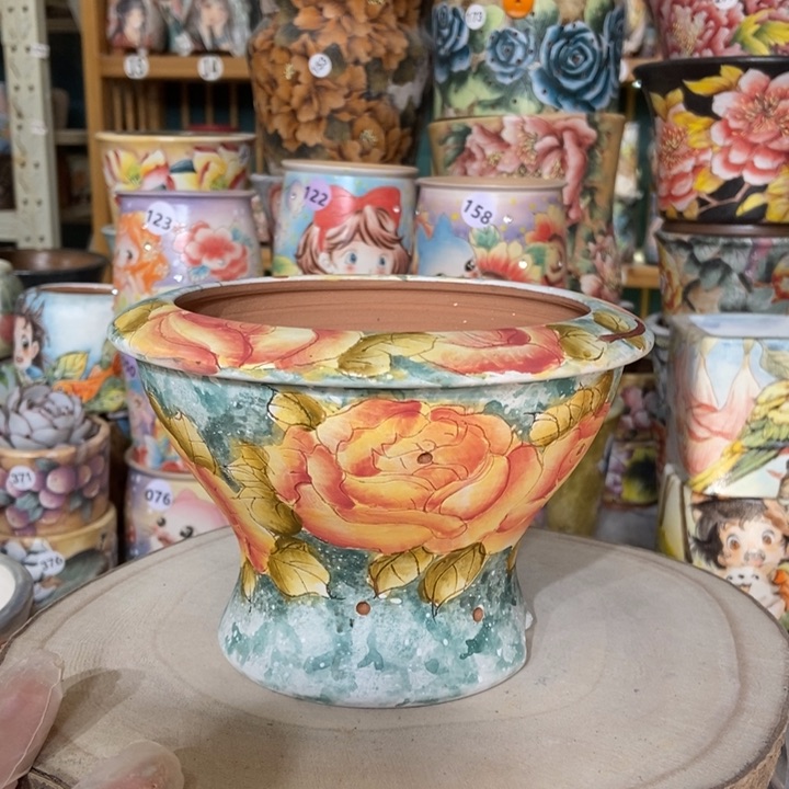 红陶景德镇艺术手绘作品