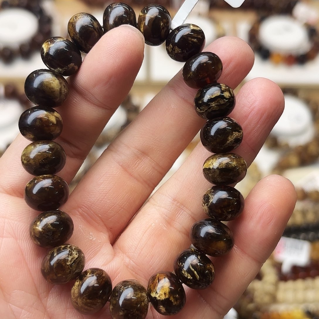 琥珀未镶嵌裸石十二91279