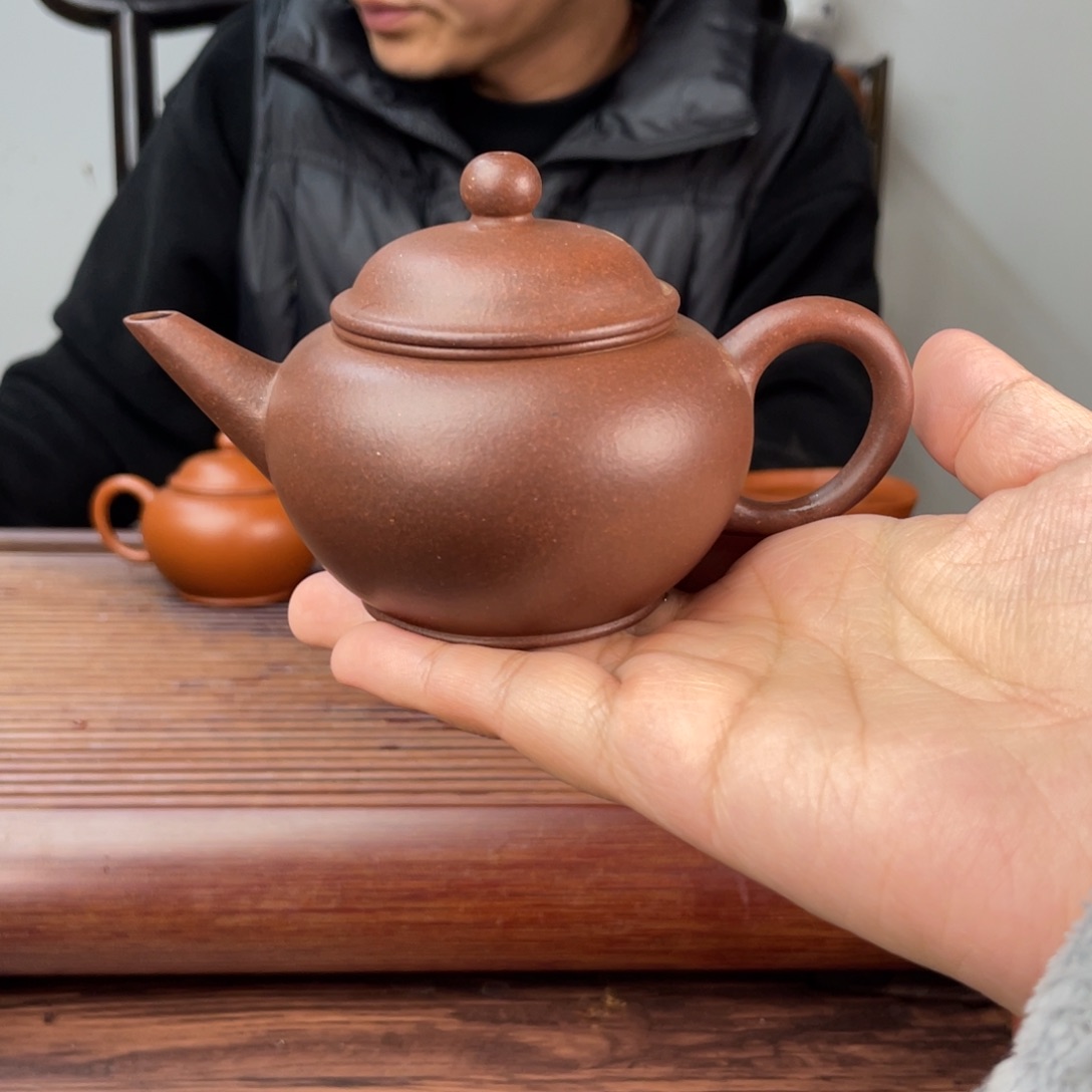 紫泥茶壶全手水平150cc用过