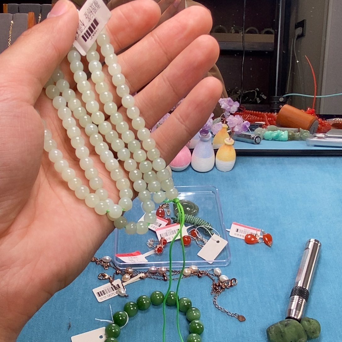 和田玉手链未镶嵌