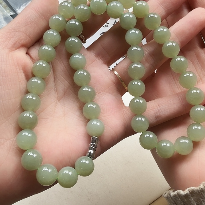 和田玉未镶嵌手链55