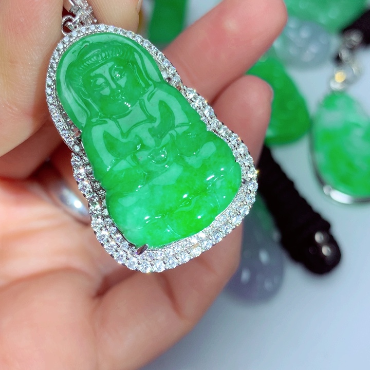 翡翠吊坠(不含链)未镶嵌