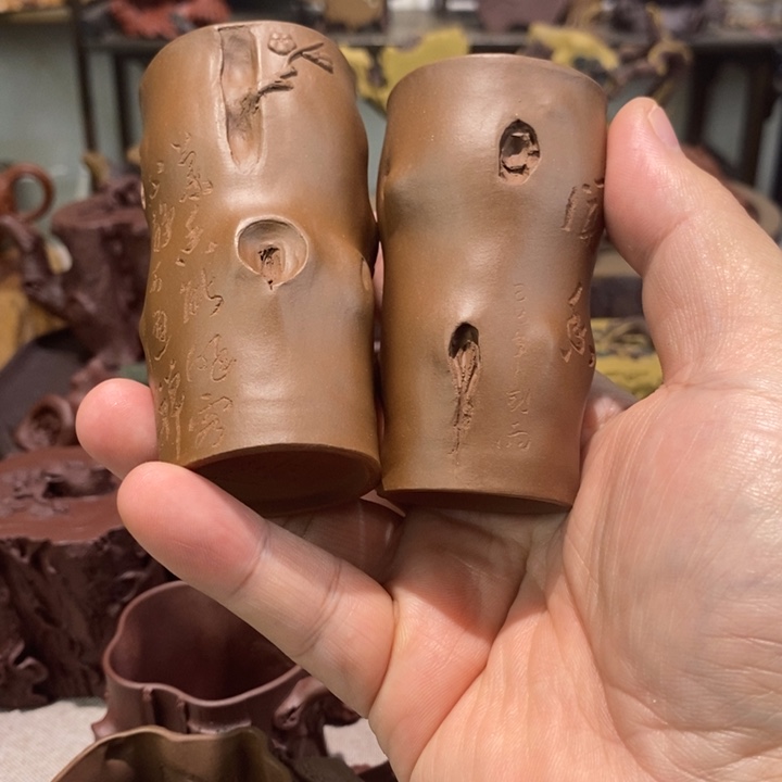 w***j紫砂茶杯全手工制作