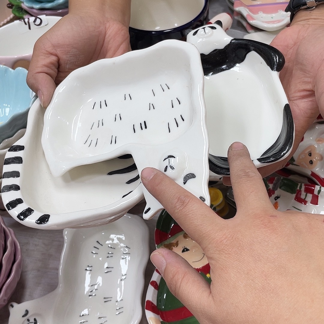 落***日满25包邮 瑕疵陶瓷不退不换 完美主义者慎拍 