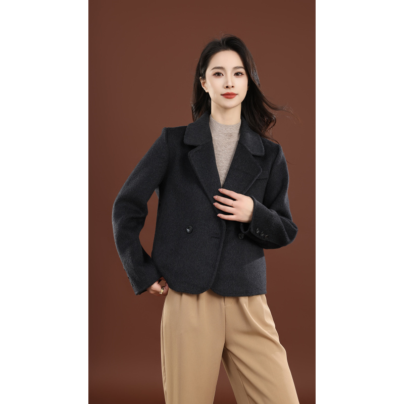 （桐君专属）短款羊毛大衣JJ-1072