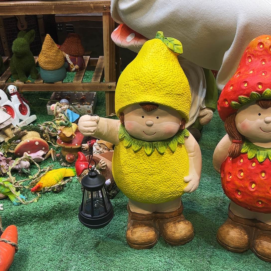 花园摆件红红火火