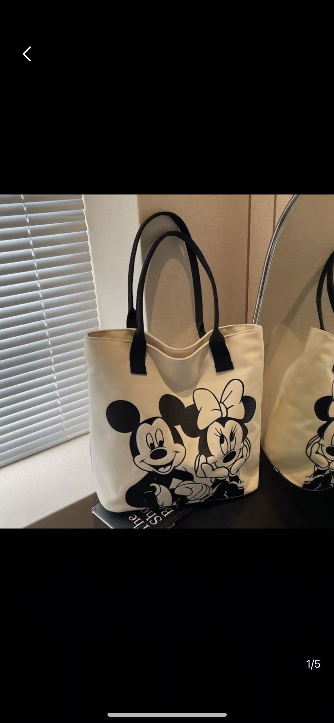 米奇卡通托特包布包肩包049