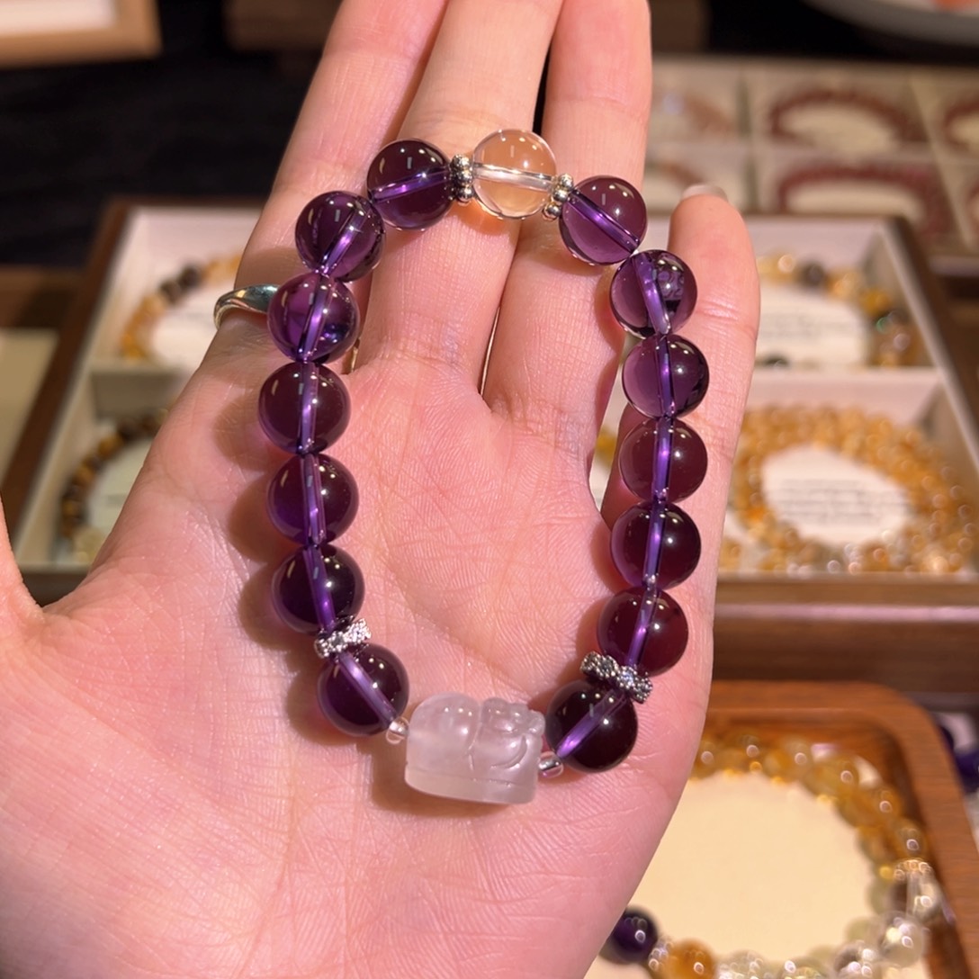 水晶手链未镶嵌紫水晶