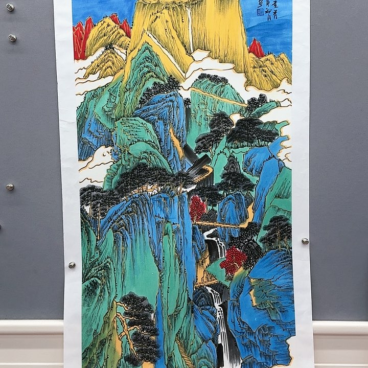 国画书法作品多次参加