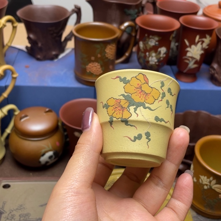 紫砂茶杯紫砂主人杯