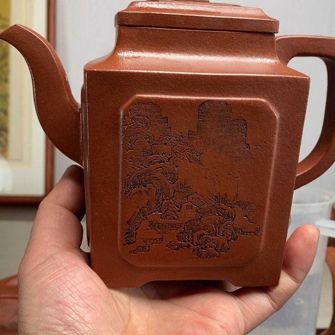 紫砂茶壶原矿泥料传统工艺制作