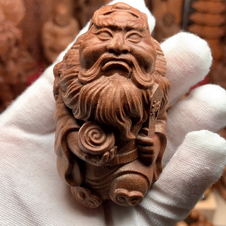 檀香木把件老山檀手把件吊坠