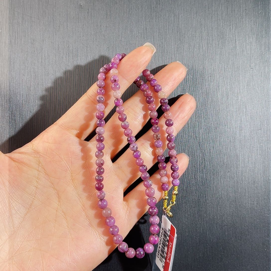 苏纪石（舒俱来）南非舒俱来老矿料项链k金未镶嵌