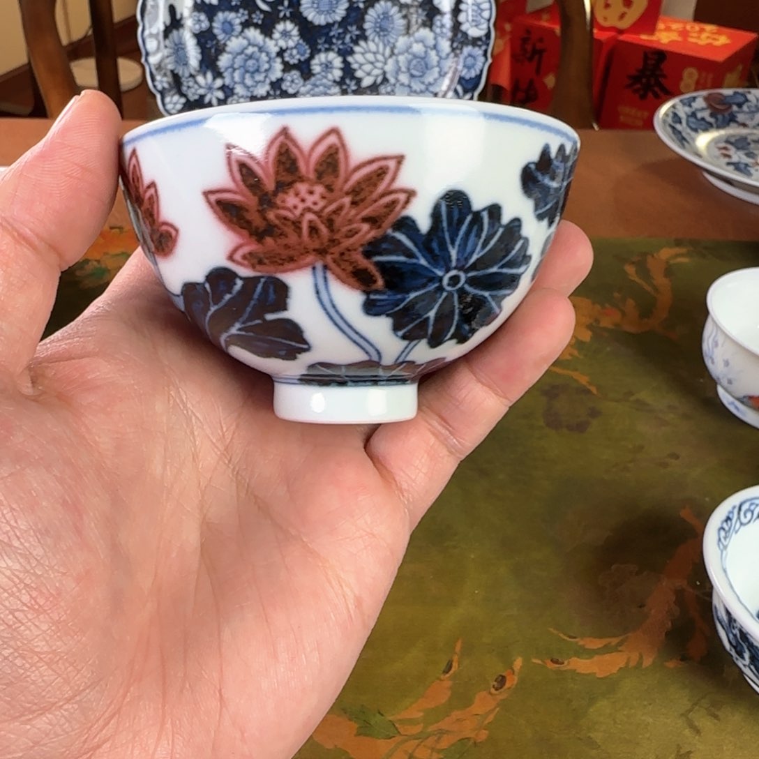 杯子景德镇手工手绘