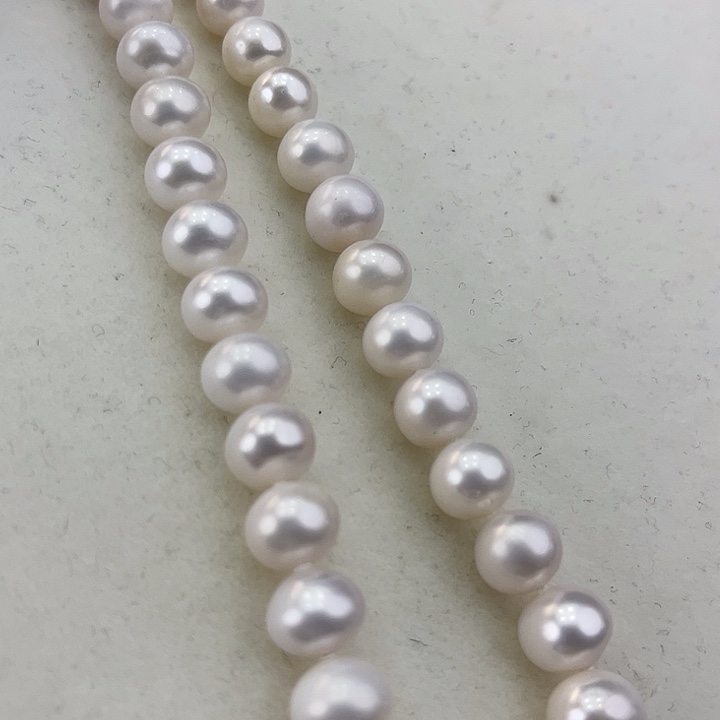 淡水珍珠颈饰未镶嵌9冷白