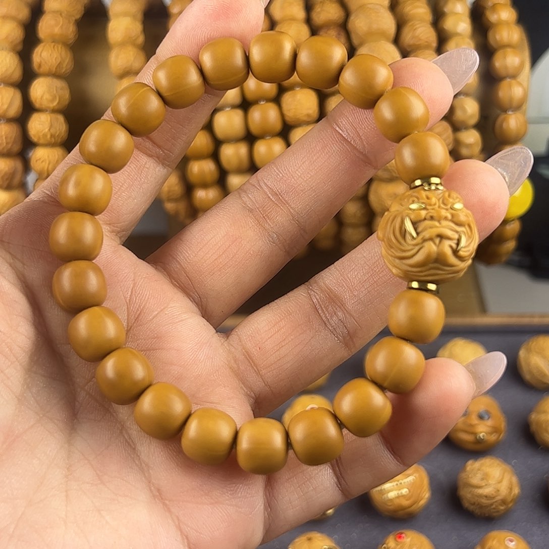 猴头核桃吊坠老型➕火焰