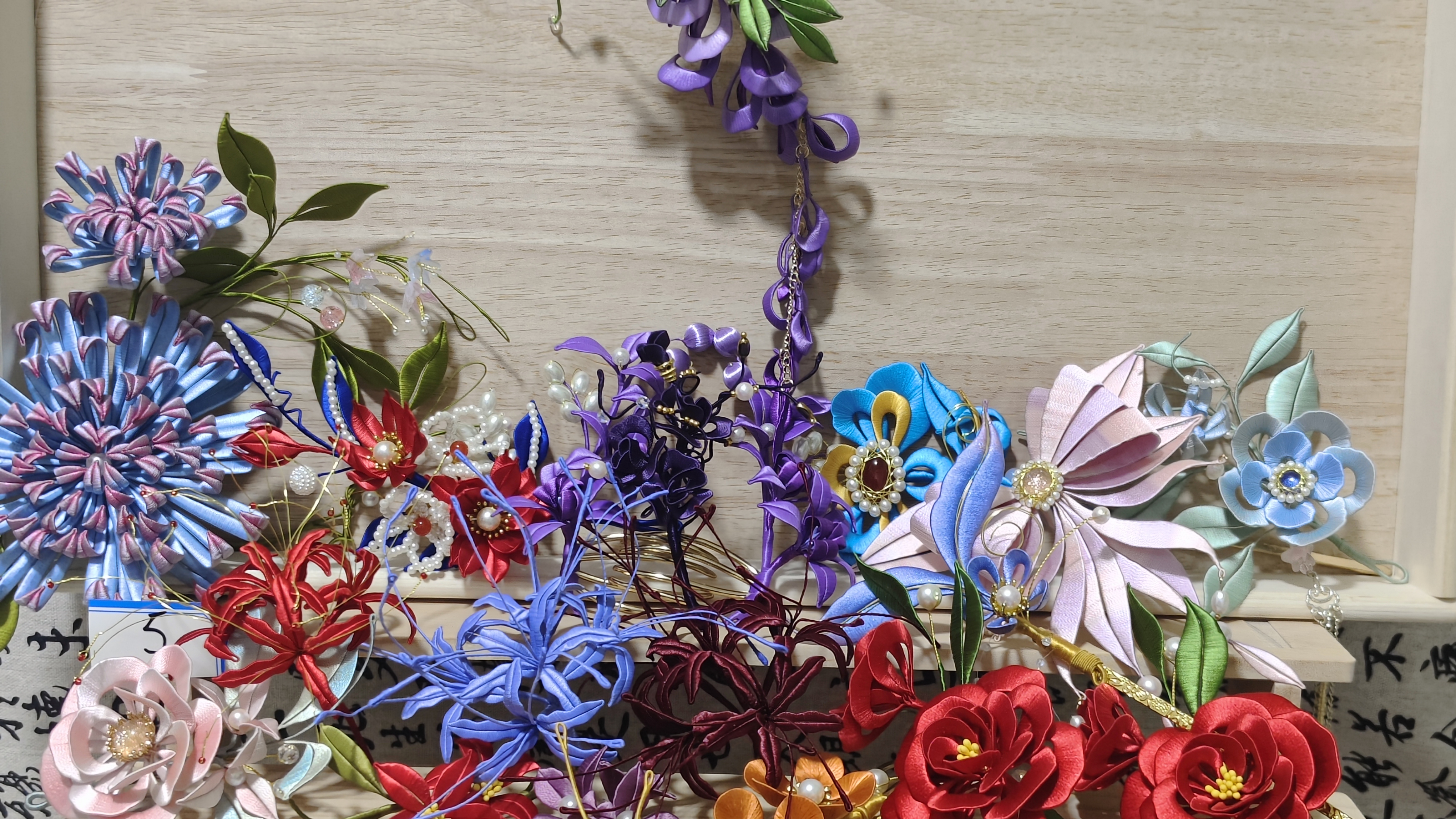 一物一拍缠花发簪日常搭配旗袍汉服纯手工簪子仙气精美古风软簪