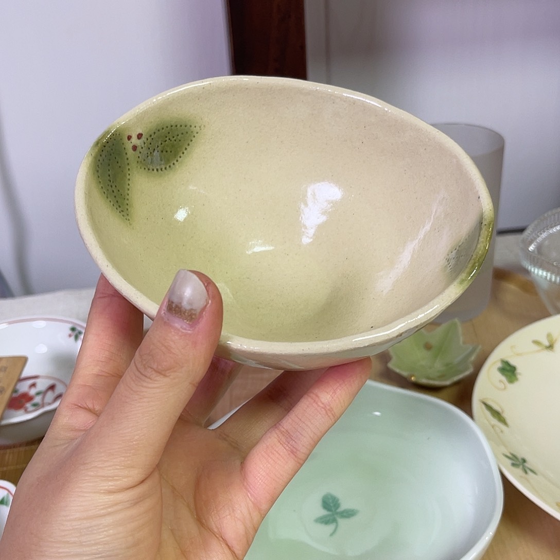 瓷片粗陶椭圆钵子27