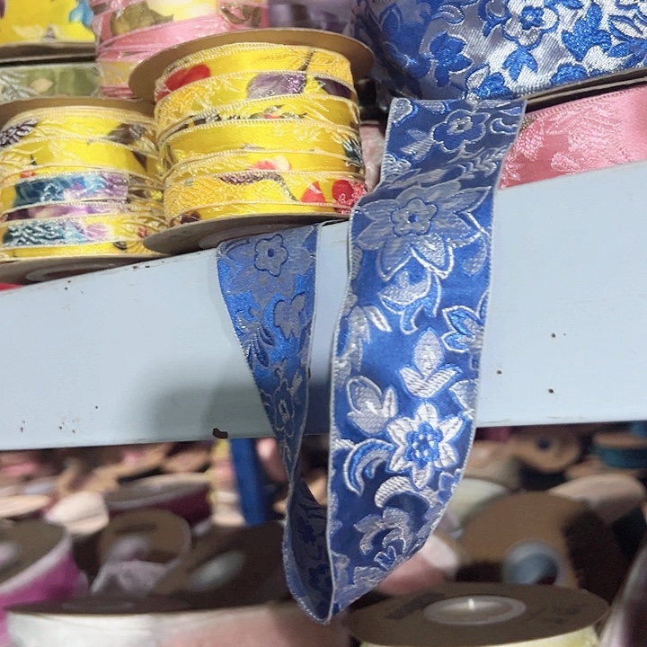 二***囡2.5的国风刺绣宝蓝色25码材料