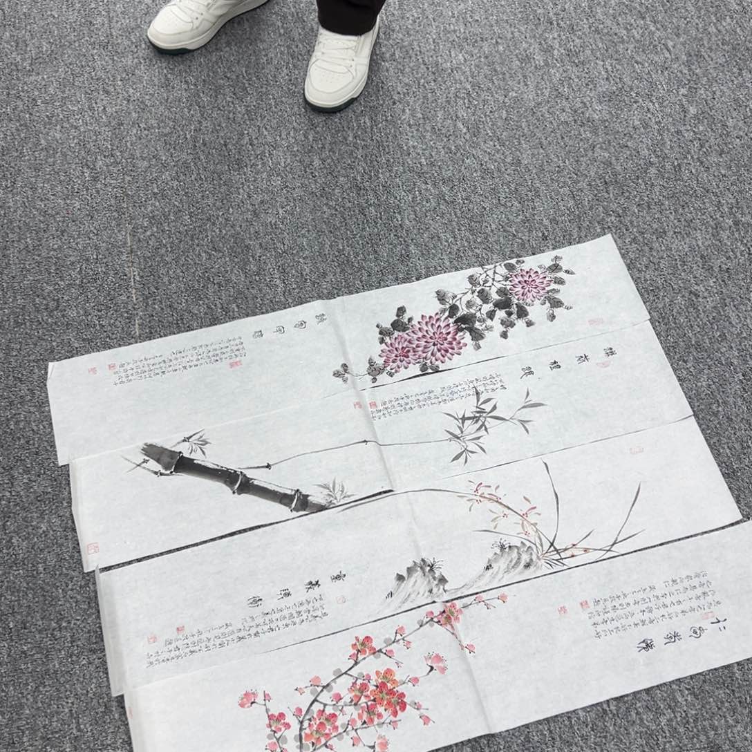 国画纯手绘字画宣纸