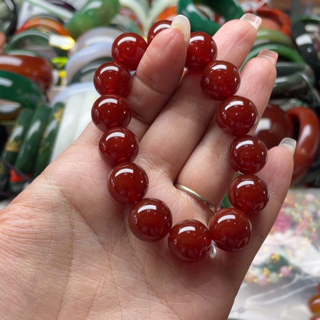 玛瑙/玉髓未镶嵌手链