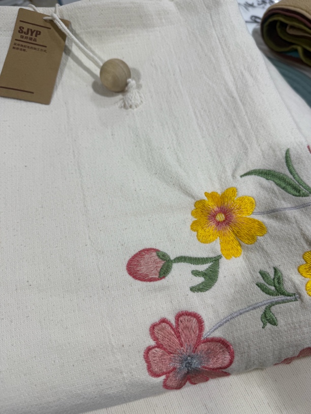 （花非雾）罗布麻床盖150*200毛巾被可铺可盖柔软透气亲肤