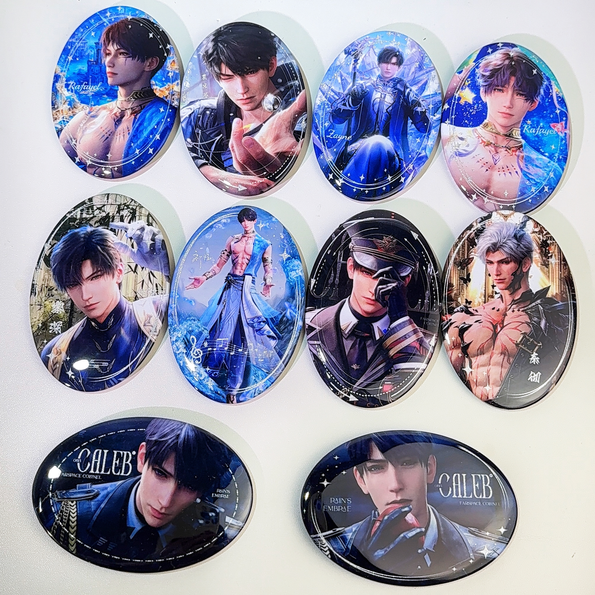 深空椭圆形吧唧 巴掌大的徽章63×93（无上限）