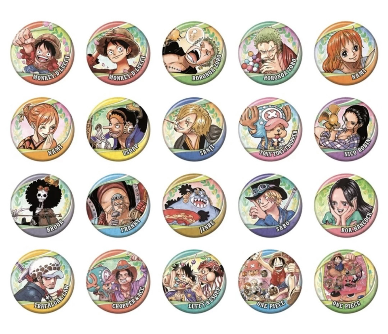 【代拆】海贼王 春日吧唧徽章