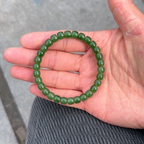 【闪购商品】和田玉（碧玉）手链未镶嵌