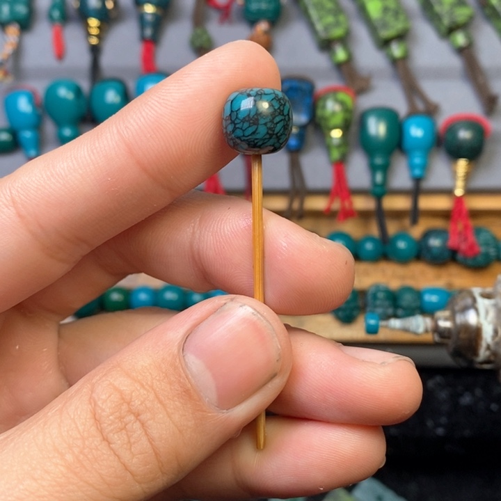 唱***m颈饰琉璃卡11蓝网花两颗