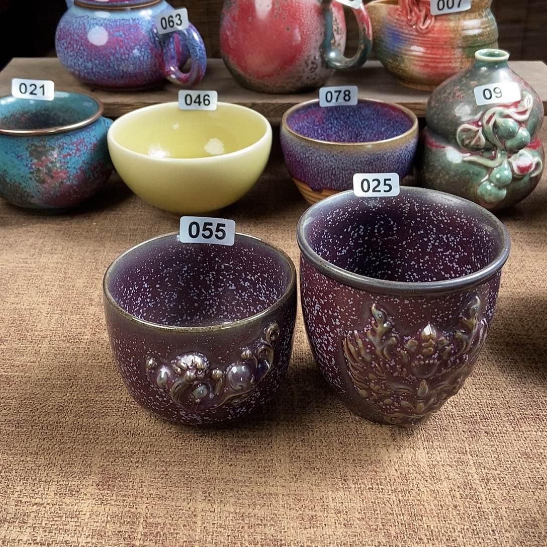 代***戈瓷片钧瓷茶壶茶具