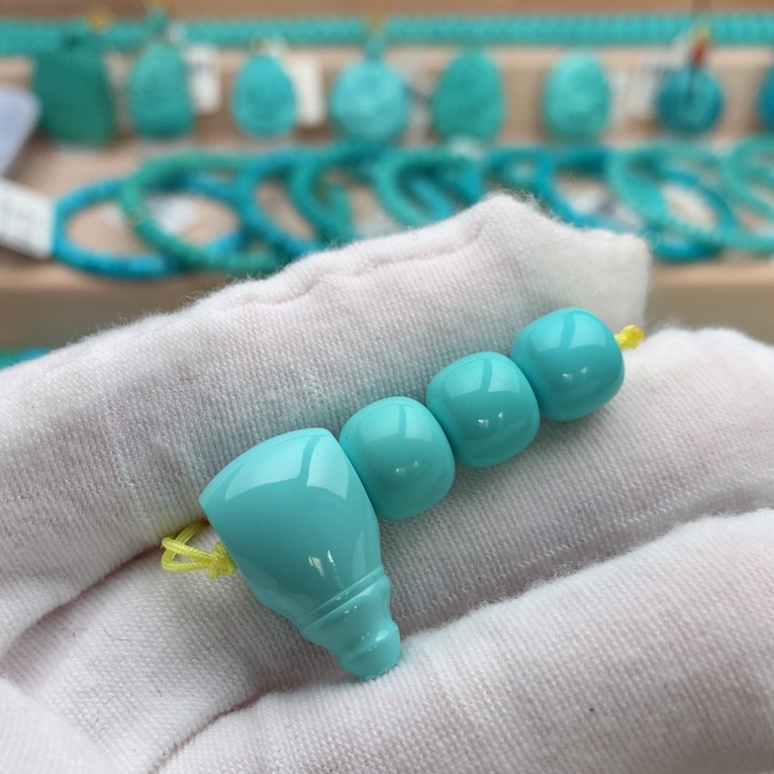绿松石未镶嵌珠宝奇石9.5mm