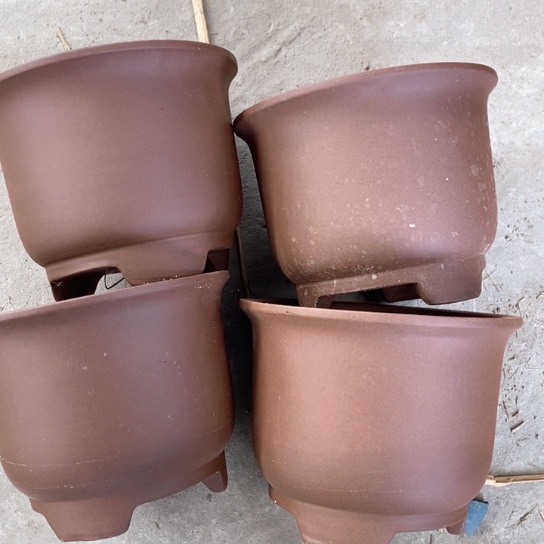 紫砂花盆50-4。  16-13