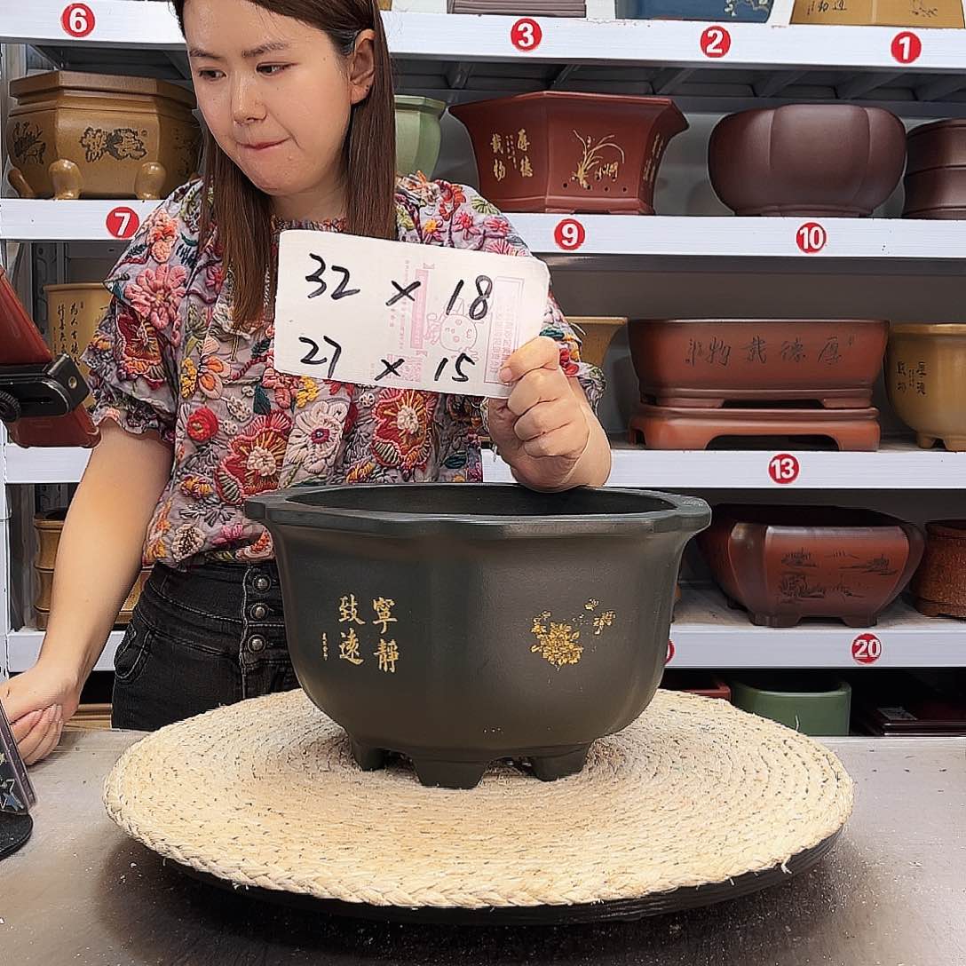 紫砂花盆紫砂花盆