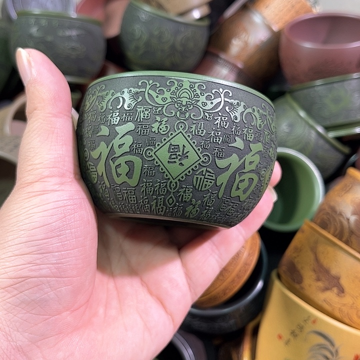 茶杯紫砂全手工紫砂主人杯