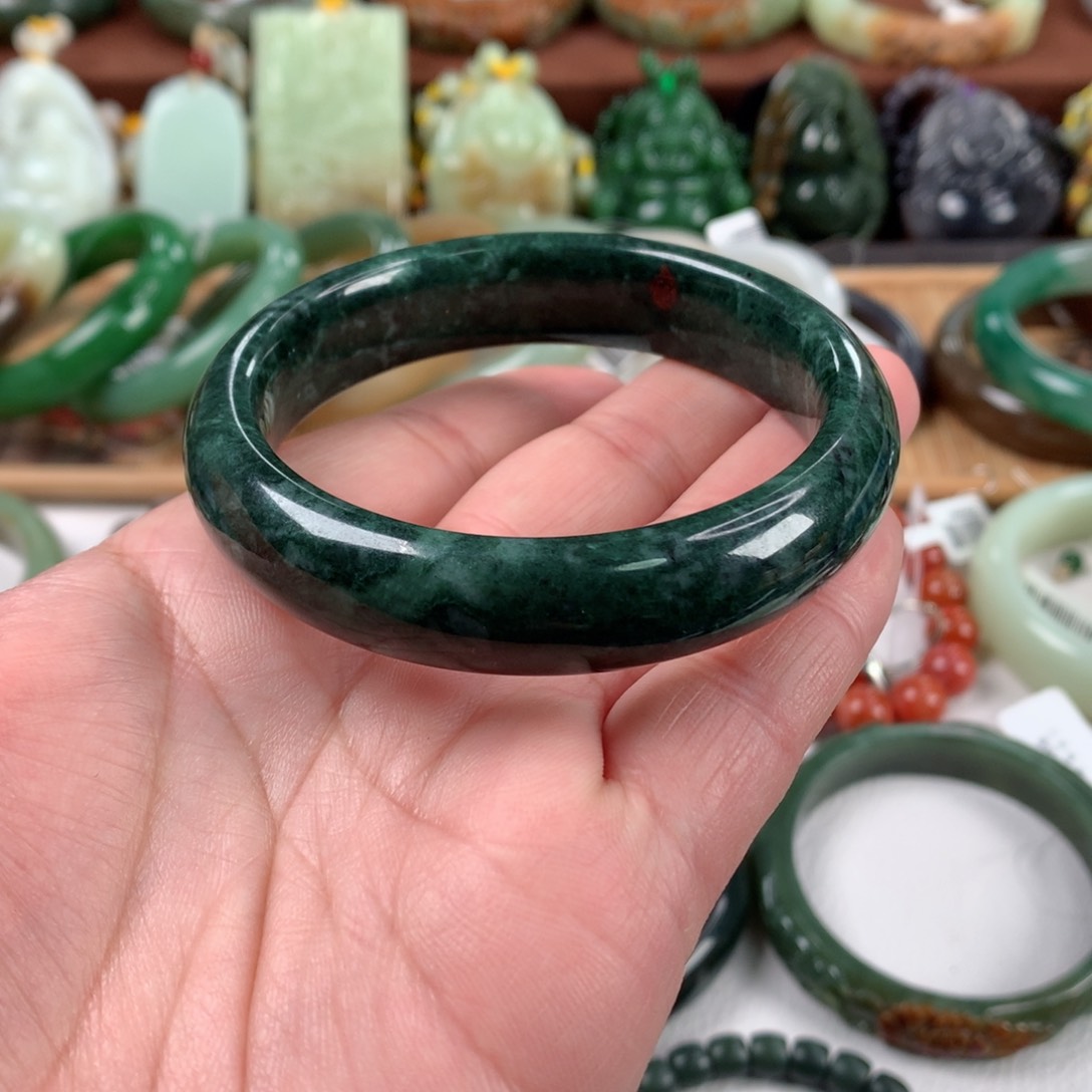 岫玉手镯未镶嵌58.3口径