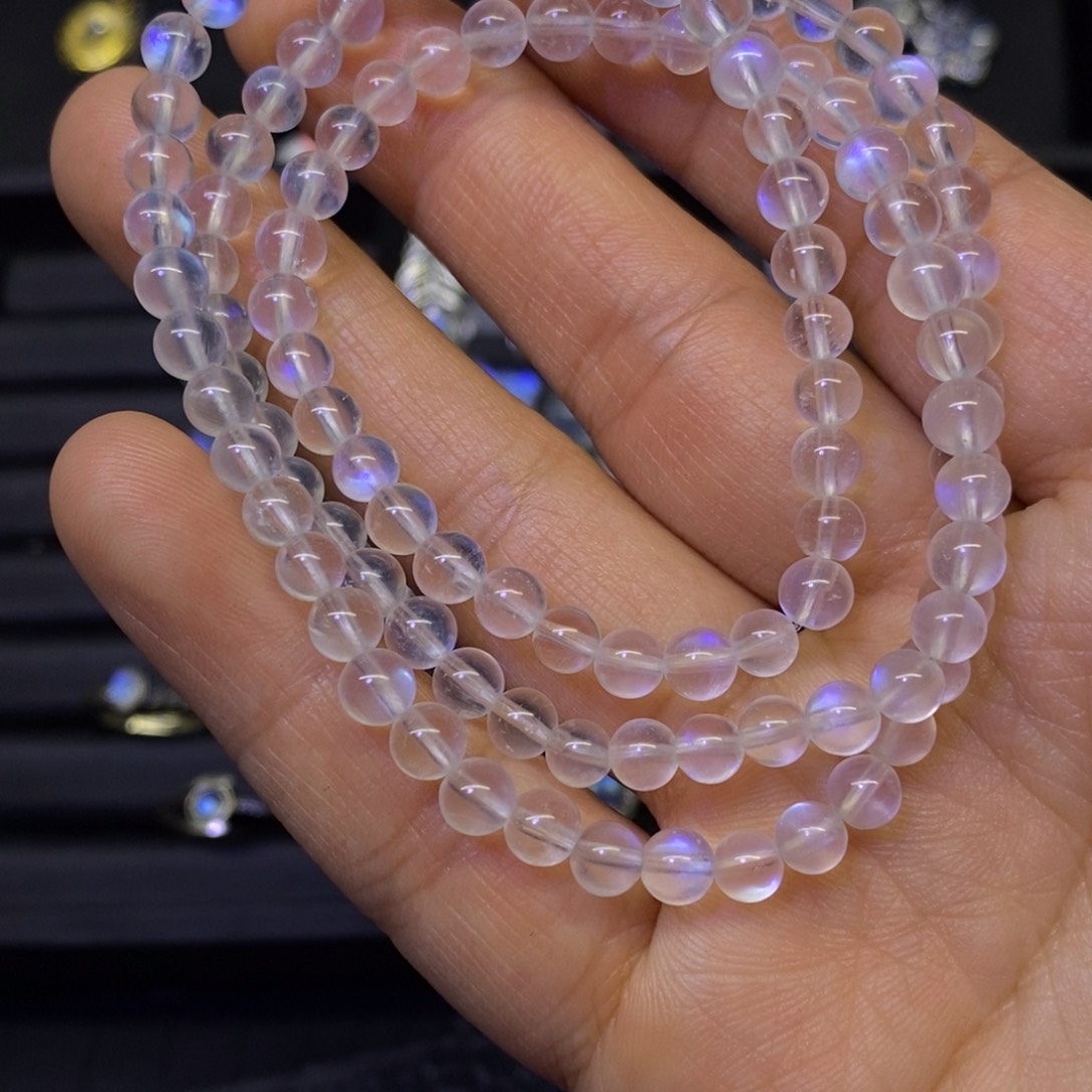 月光石手链未镶嵌花*?5.3