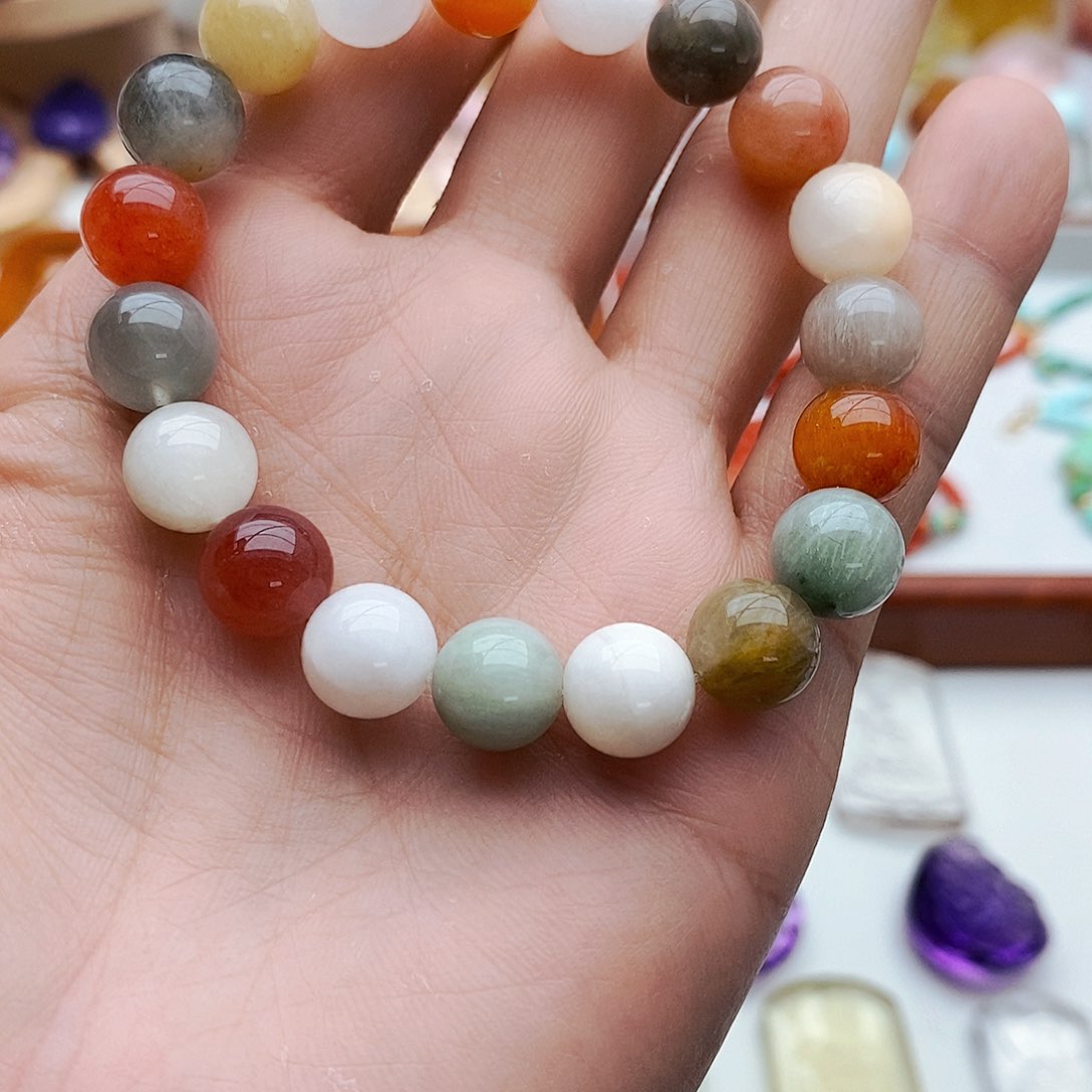 水晶手串未镶嵌天然