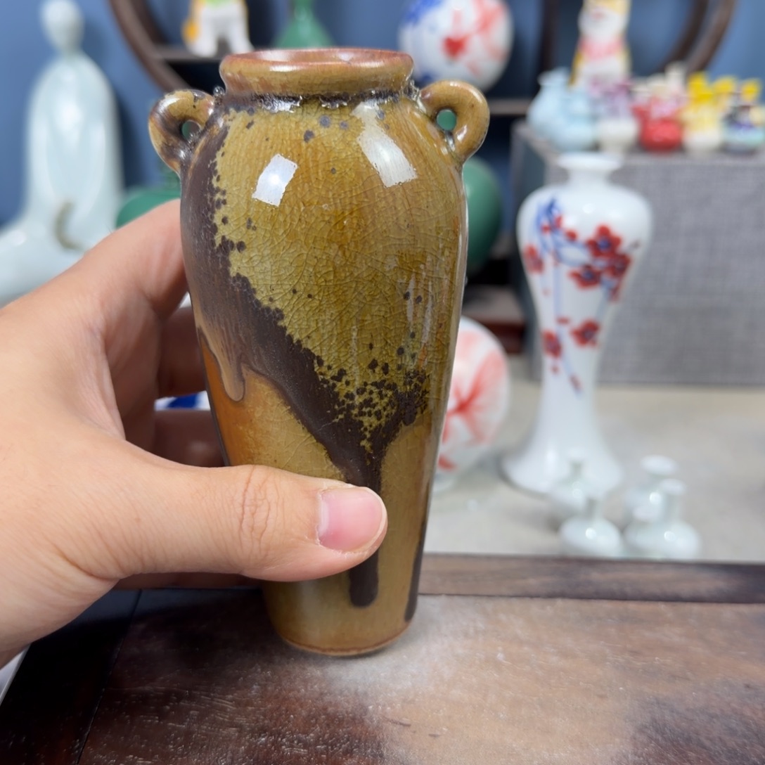 陶瓷手工小花器摆件